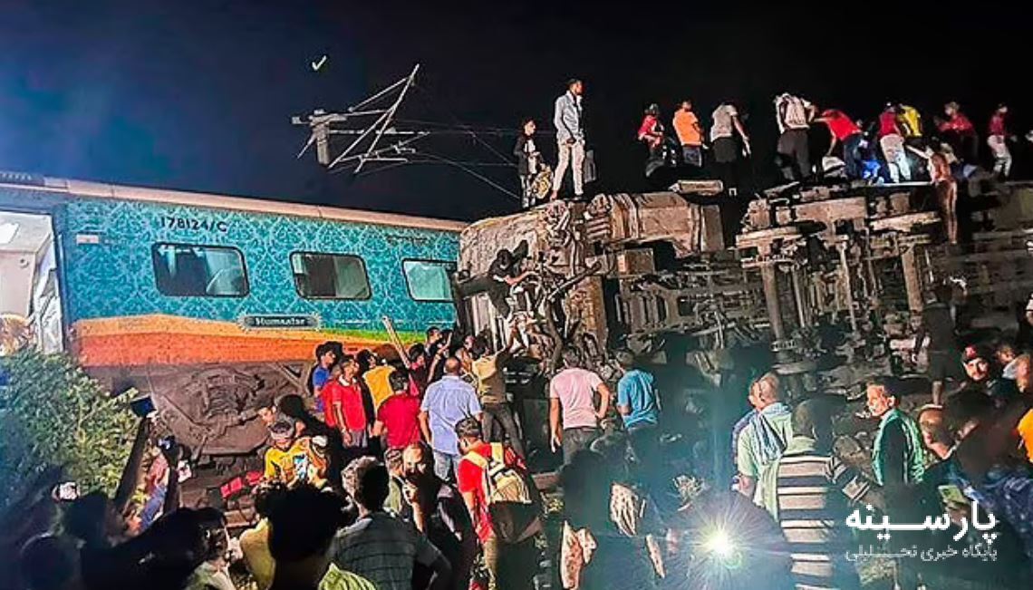 عزای عمومی در هند/ آمار قربانیان تصادف قطار در هند به بیش از ۲۰۰ تن رسید+ تصاویر