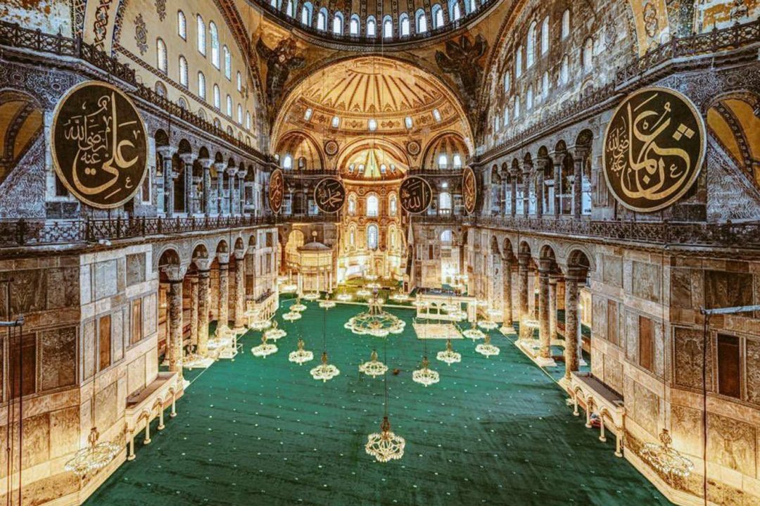 سازه تاریخی ایاصوفیه در استانبول