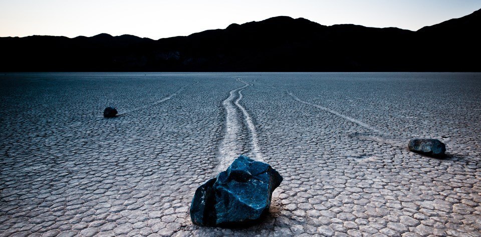 کشف راز سنگ‌های متحرک دره مرگ+ تصاویر