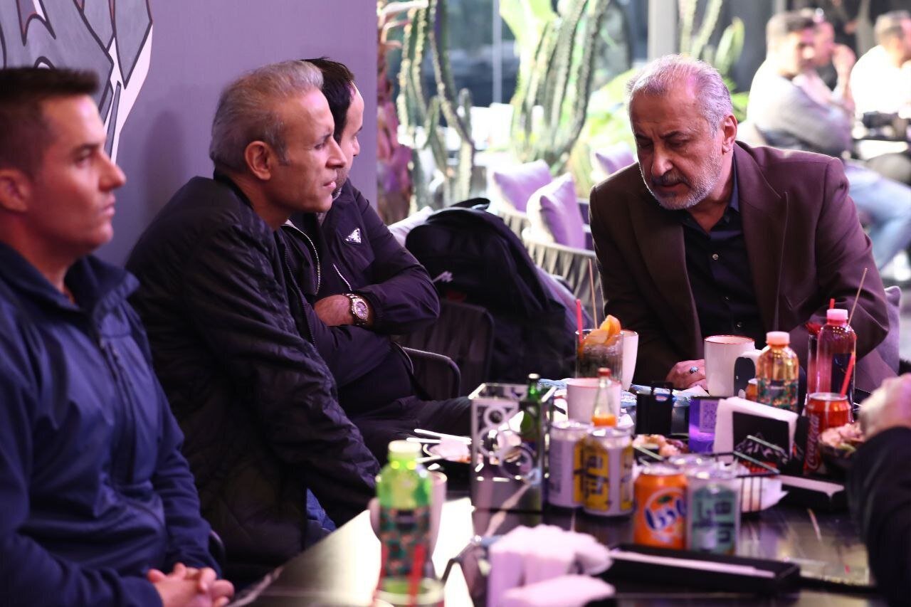 آشتی کنان درویش و یحیی در باشگاه پرسپولیس+ عکس